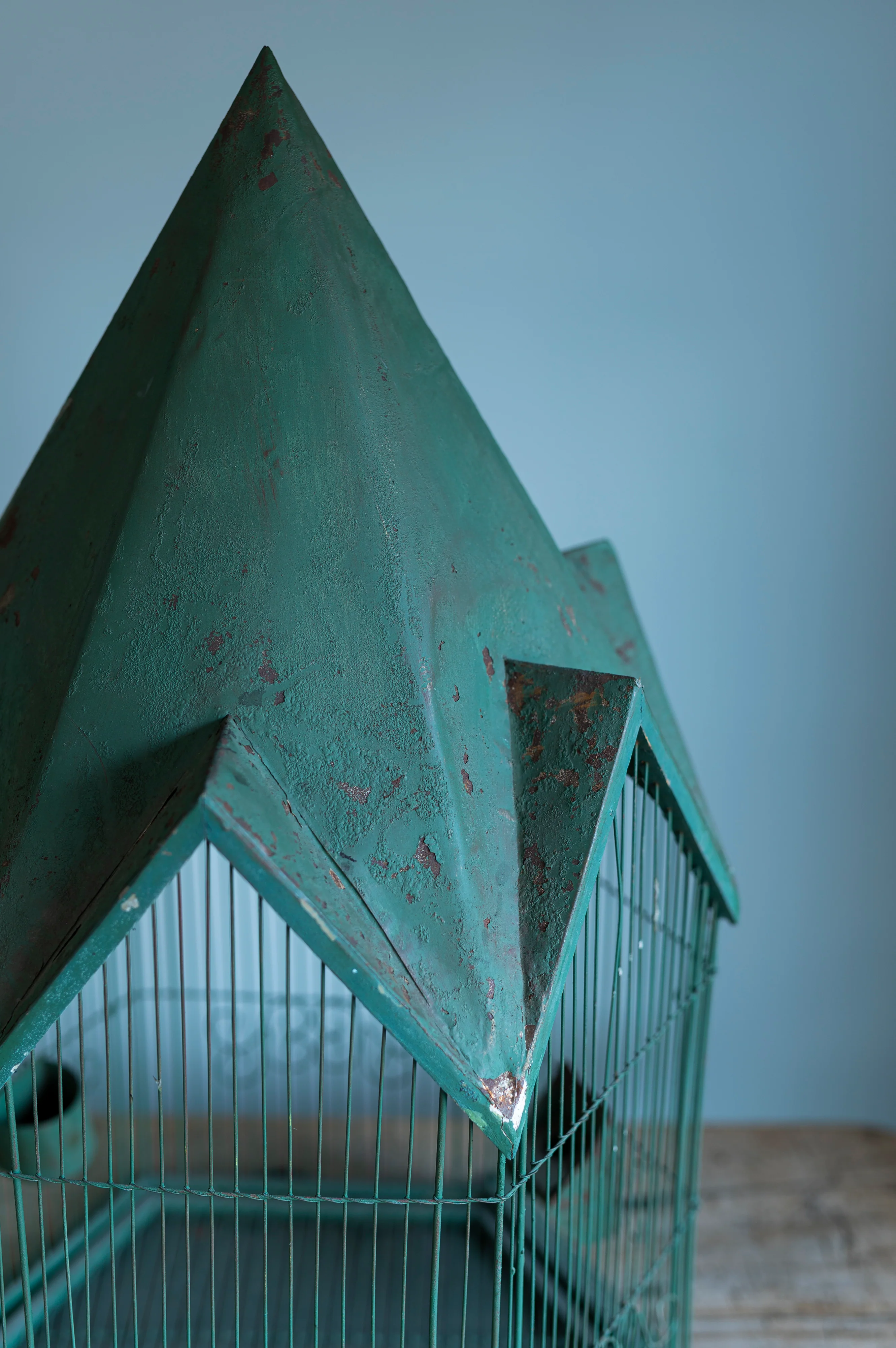 Green Bird Cage